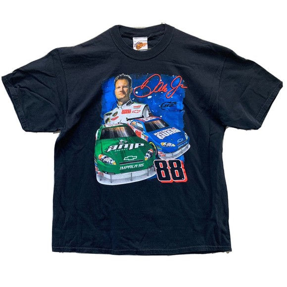 Vintage Dale Earnhardt Jr. Shirt Winners Circle NASCAR 2 Sided Racing - Picture 1 of 8